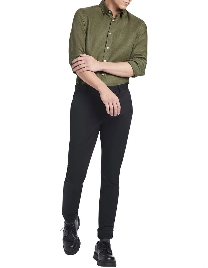 Baltic Slim Fit Chino In Black 4 Baltic Slim Fit Chino In Black - Image 2