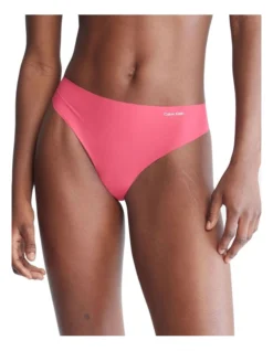 Calvin Klein Invisibles Thong In Pink