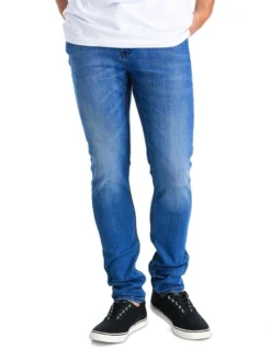 Lee Z-One Tapered Leg Skinny Jeans Blue