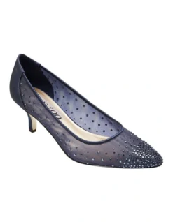 Spritz Bright Navy Satin Pump -Myer Fashion Store 474467860 2 720x928