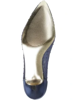 Spritz Bright Navy Satin Pump -Myer Fashion Store 474467860 5 720x928
