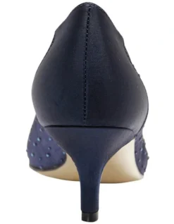 Spritz Bright Navy Satin Pump -Myer Fashion Store 474467860 6 720x928