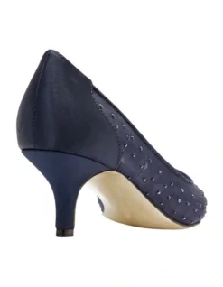 Spritz Bright Navy Satin Pump -Myer Fashion Store 474467860 8 720x928