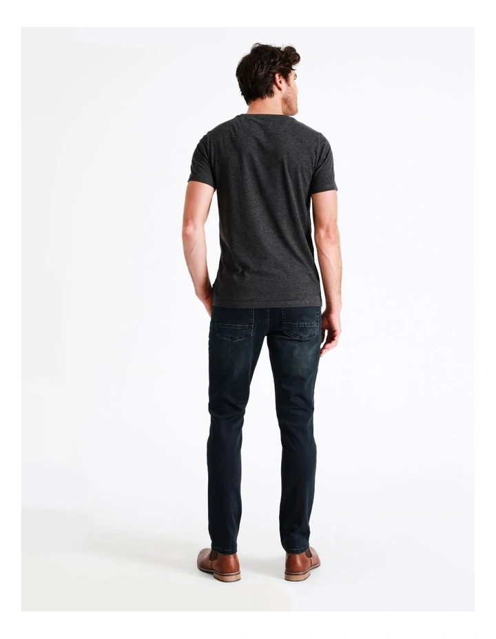 Kristian Slim Tapered Jean Dark Denim 8 Kristian Slim Tapered Jean Dark Denim - Image 6