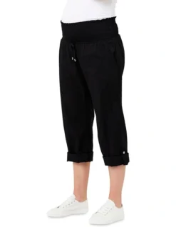 Philly Cotton Pant In Black -Myer Fashion Store 563175550 563049640 2 1 720x928