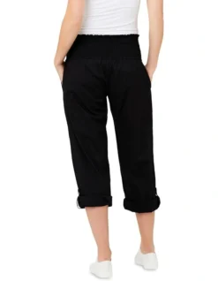 Philly Cotton Pant In Black -Myer Fashion Store 563175550 563049640 4 720x928