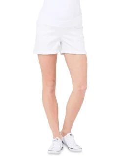 Baxter Boyfriend Short In White