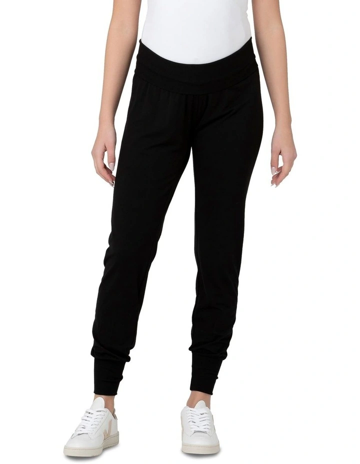Jersey Lounge Pant In Black 7 Jersey Lounge Pant In Black - Image 5