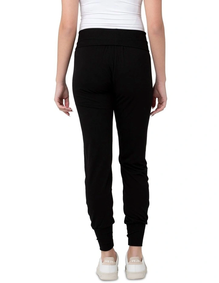 Jersey Lounge Pant In Black 9 Jersey Lounge Pant In Black - Image 7