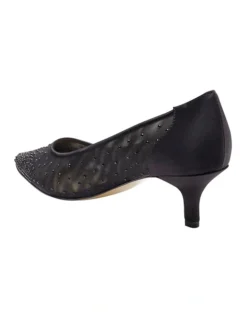 Spritz Black Satin Pump -Myer Fashion Store 567613900 4 720x928