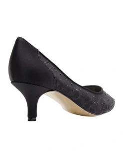Spritz Black Satin Pump -Myer Fashion Store 567613900 8 720x928