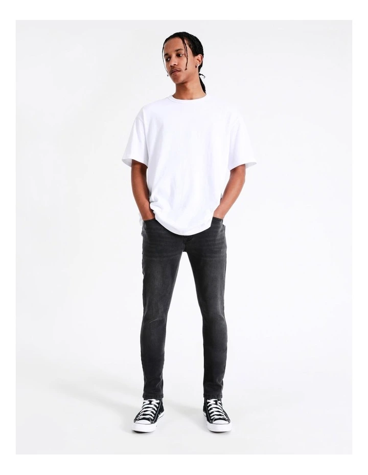 Zack 2 Skinny Jean Charcoal 7 Zack 2 Skinny Jean Charcoal - Image 5