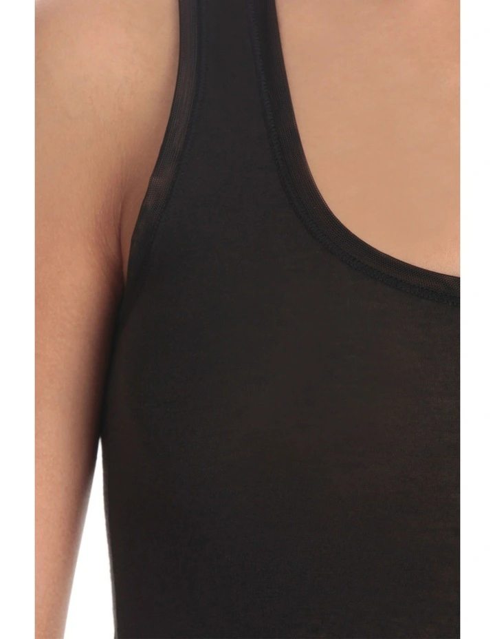 KAYSER Pure Cotton Tank Top In Black 5 KAYSER Pure Cotton Tank Top In Black - Image 3
