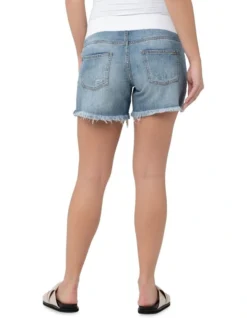 Distressed Denim Short In Blue -Myer Fashion Store 640780570 3 1 720x928