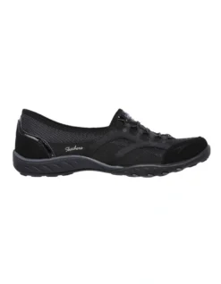 Skechers Breathe Easy Faithful Slip-on Sneaker In Black