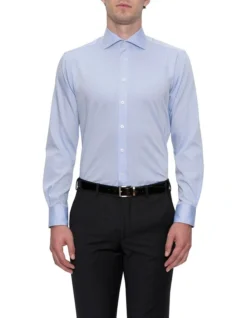 Cambridge Modern Fit Sky Preston Shirt FCE256
