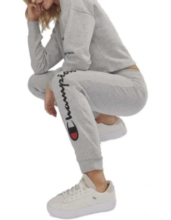 Champion VF Script Cuff Pants Grey Marle -Myer Fashion Store 695898370 5 2 720x928