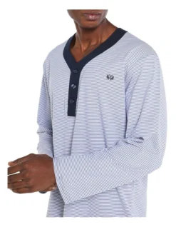 Long Sleeve Stripe Nightshirt -Myer Fashion Store 701484310 4 720x928