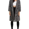 Walk This Way Wool Blend Black/White Oversized Coat -Myer Fashion Store 719597080 1 1 720x928