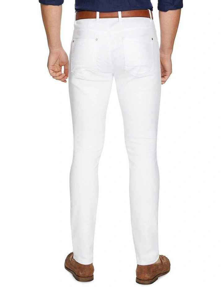 Nicol Skinny Chinos White 4 Nicol Skinny Chinos White - Image 2