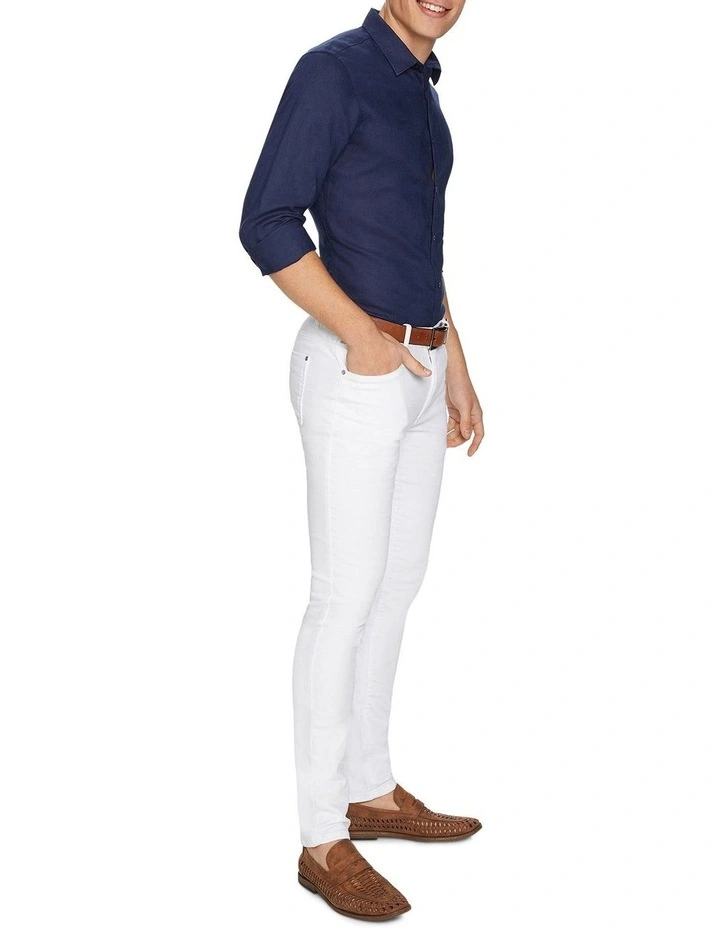 Nicol Skinny Chinos White 6 Nicol Skinny Chinos White - Image 4
