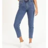 ONLY Emily High Waisted Jean Dark Blue Denim