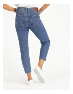 ONLY Emily High Waisted Jean Dark Blue Denim -Myer Fashion Store 727959520 3 3 720x928