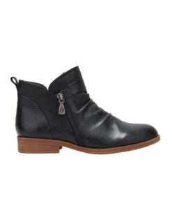 Hush Puppies Chalet Black Ankle Boot