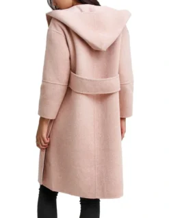 Walk This Way Blush Wool Blend Oversized Coat -Myer Fashion Store 731699110 5 720x928