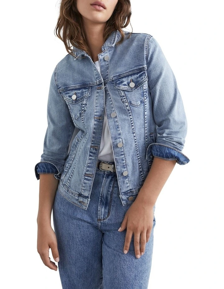 French Connection Vintage Denim Jacket 3 French Connection Vintage Denim Jacket