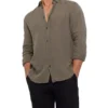 The Tennyson Linen Long Sleeve Shirt 1 The Tennyson Linen Long Sleeve Shirt -Myer Fashion Store 751273480 1 720x928