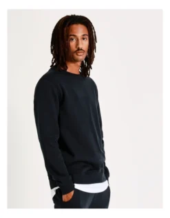 Ryder Moto Crew Sweat Navy -Myer Fashion Store 751323700 3 1 720x928