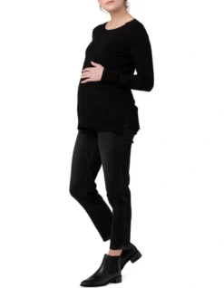 Toni Nursing Knit In Black -Myer Fashion Store 768543040 768514870 3 1 720x928