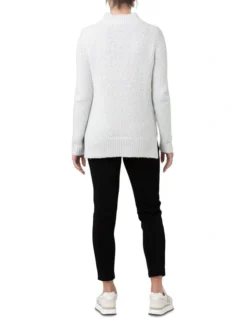 Cable Nursing Knit In White -Myer Fashion Store 768544390 4 1 720x928