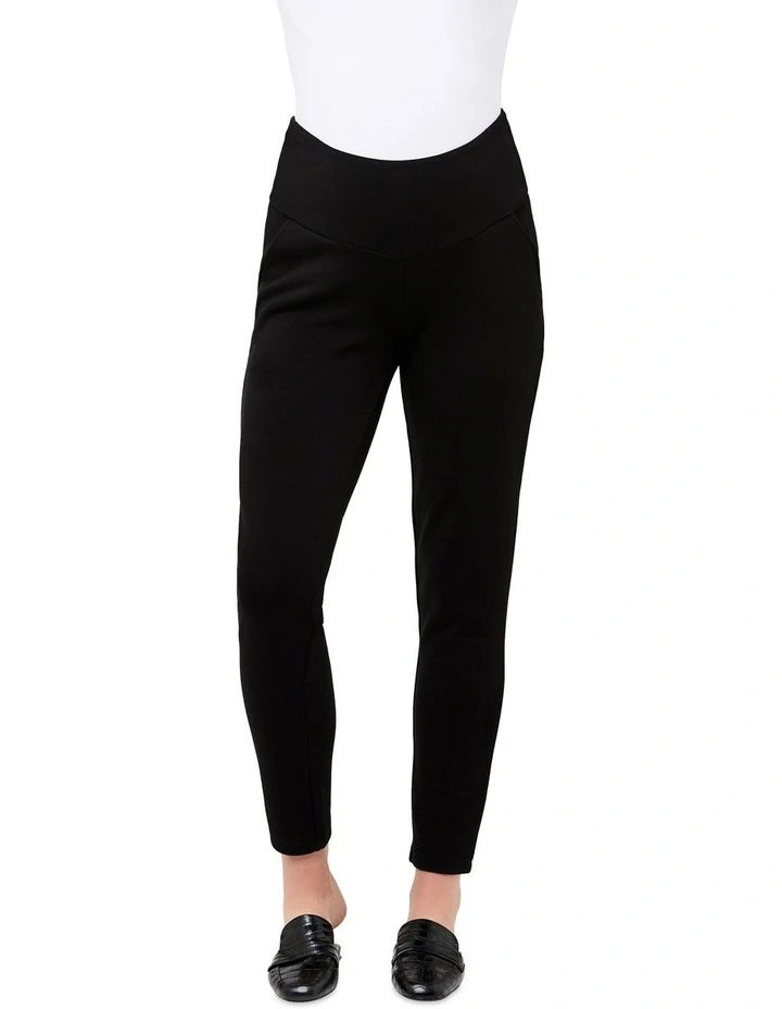 Super Soft Scuba Pant In Black 3 Super Soft Scuba Pant In Black