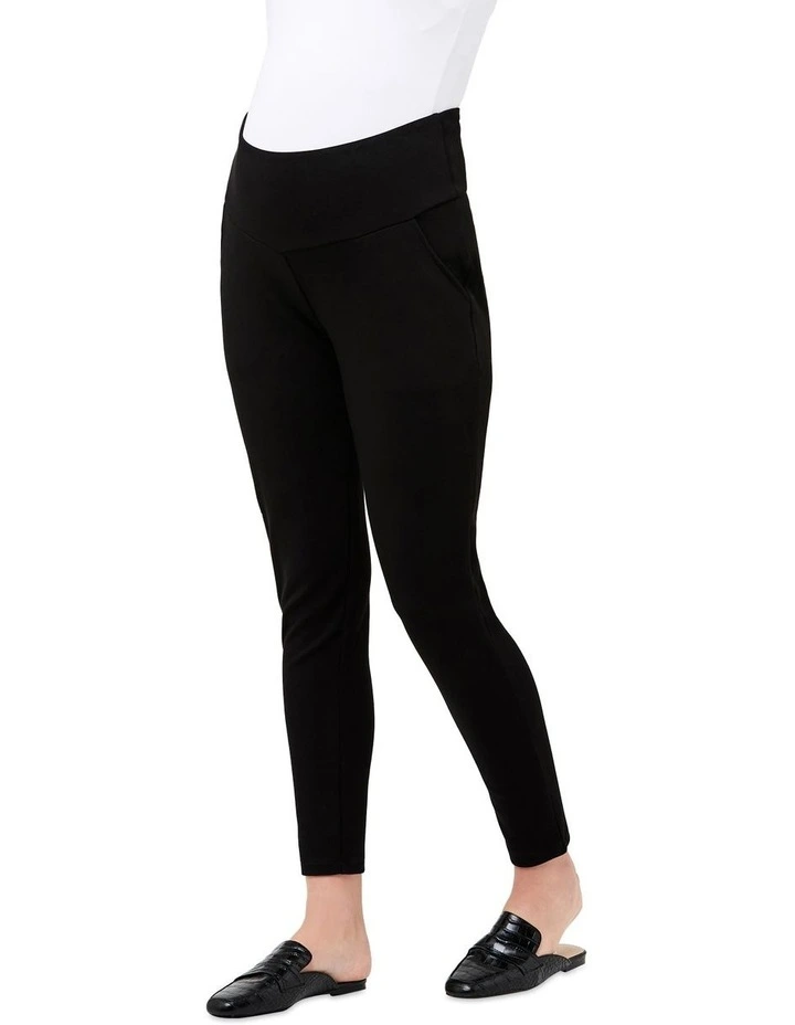 Super Soft Scuba Pant In Black 4 Super Soft Scuba Pant In Black - Image 2