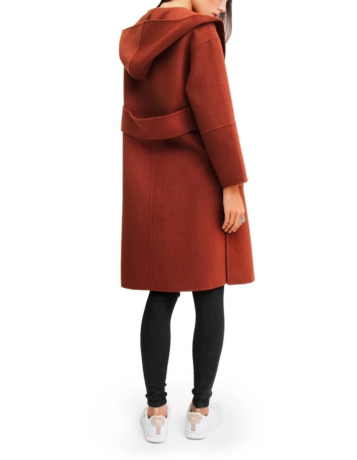 Walk This Way Brick Wool Blend Oversized Coat 5 Walk This Way Brick Wool Blend Oversized Coat - Image 3