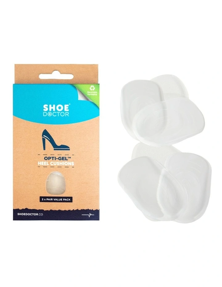 Opti-Gel Heel Cushions 2 Pair Pack 3 Opti-Gel Heel Cushions 2 Pair Pack