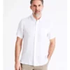Bodega Linen Button Down Short Sleeve Shirt White 1 Bodega Linen Button Down Short Sleeve Shirt White -Myer Fashion Store 780104530 1 2 720x928