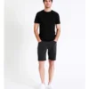 Bronx Denim Short Black