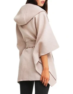Jackson Landing Sand Wool Blend Cape Coat -Myer Fashion Store 785610370 3 720x928