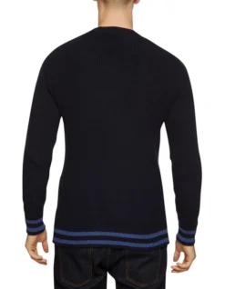 Oxford Porter V-neck Knit -Myer Fashion Store 793890100 3 720x928