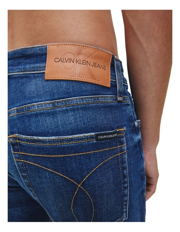 Calvin Klein Jeans Core Low Rise Slim Jeans Mid Blues 4 Calvin Klein Jeans Core Low Rise Slim Jeans Mid Blues - Image 2