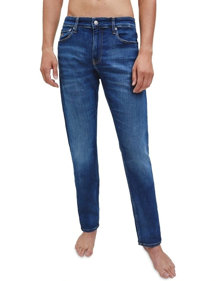 Calvin Klein Jeans Core Low Rise Slim Jeans Mid Blues 6 Calvin Klein Jeans Core Low Rise Slim Jeans Mid Blues - Image 4
