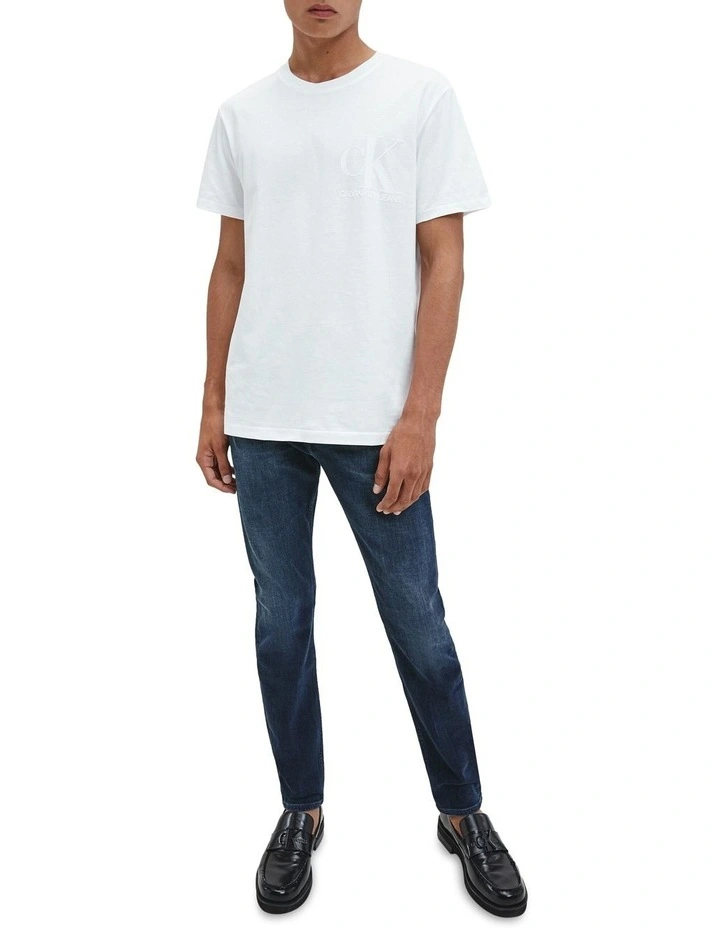 Calvin Klein Jeans Slim Tapered Jeans In Blue Black 4 Calvin Klein Jeans Slim Tapered Jeans In Blue Black - Image 2