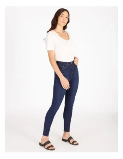Olivia High Rise Skinny Jean Dark Blue 8 Olivia High Rise Skinny Jean Dark Blue -Myer Fashion Store 805903930 2 720x928