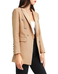 Princess Polly Weave Blazer Textured -Myer Fashion Store 811467460 2 720x928
