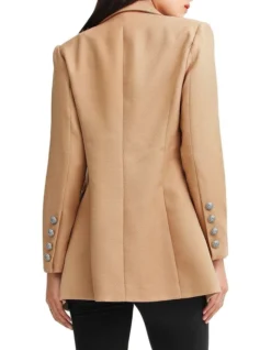 Princess Polly Weave Blazer Textured -Myer Fashion Store 811467460 3 720x928