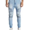 Hellcat Distressed Jogger Pant Light Blue 2 Hellcat Distressed Jogger Pant Light Blue -Myer Fashion Store 811945720 1 720x928