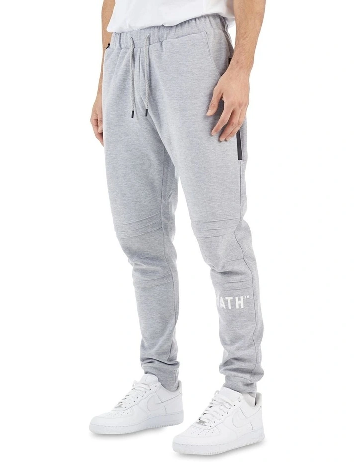 The State Trackpant In Grey Marl 6 The State Trackpant In Grey Marl - Image 4